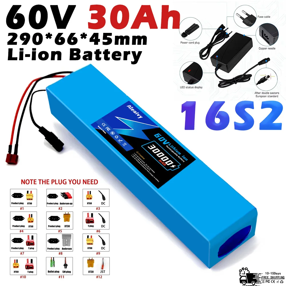 60V 50Ah Electric Scooter Battery - Paket Baterai Lithium Ion 60V 30Ah