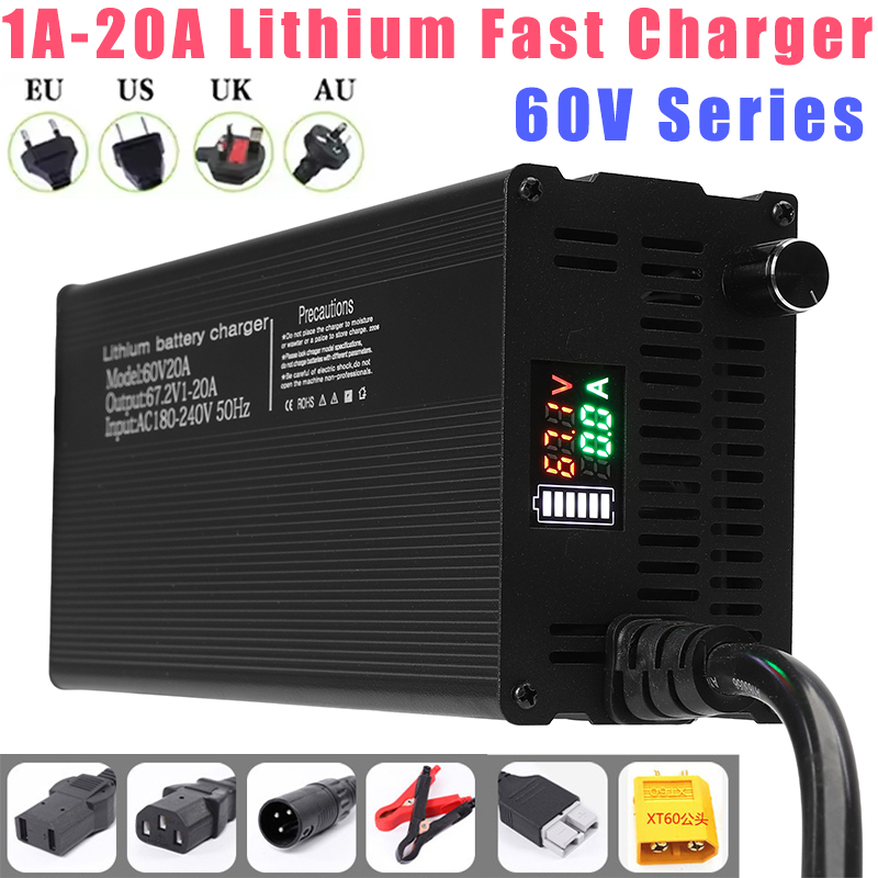 Pengisi Daya Baterai Lithium A - 84V 20A Smart Charger ulasan dan harga