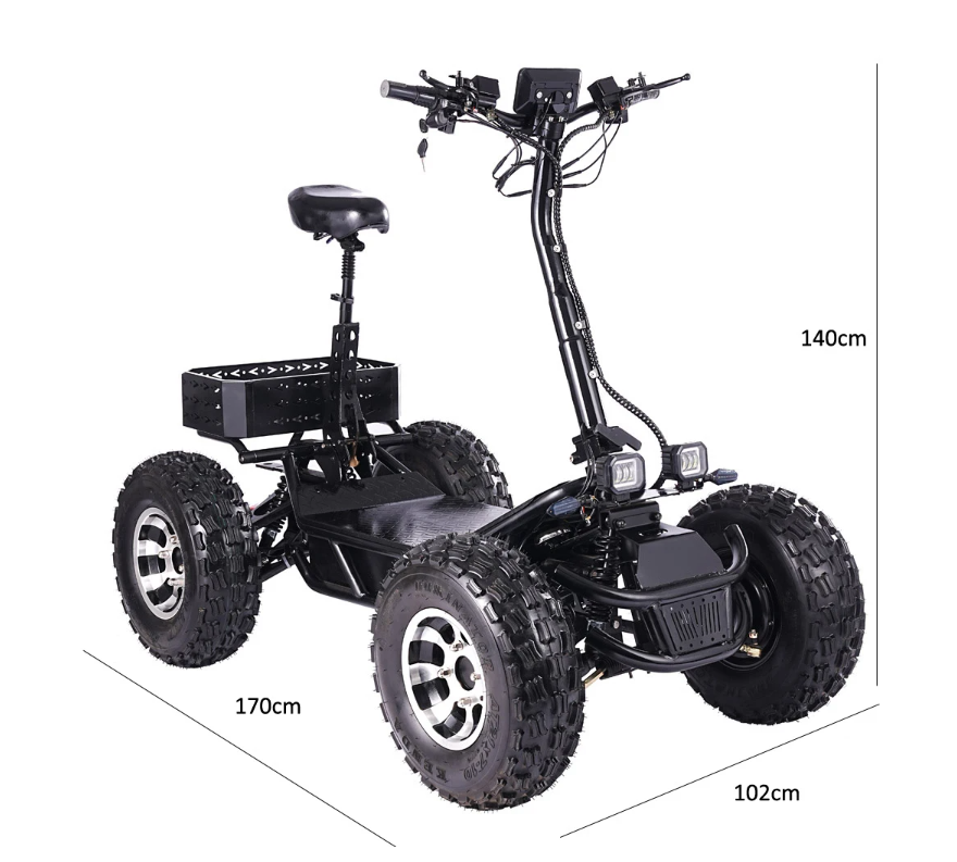 Skuter ATV Listrik Roda Empat  - 60V 50Ah Electric Scooter Battery ulasan dan harga
