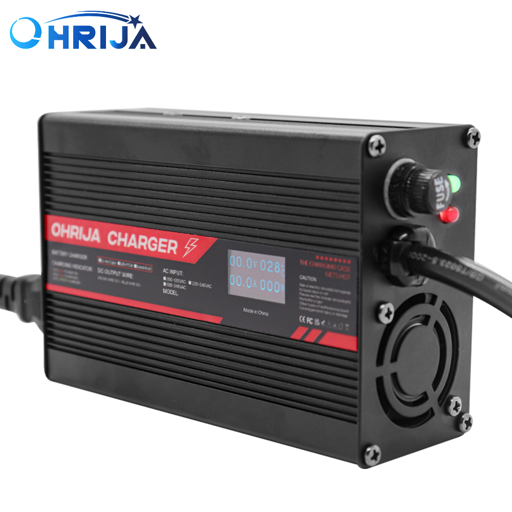 OHRIJA casing aluminium pintar - 84V 20A Smart Charger ulasan dan harga